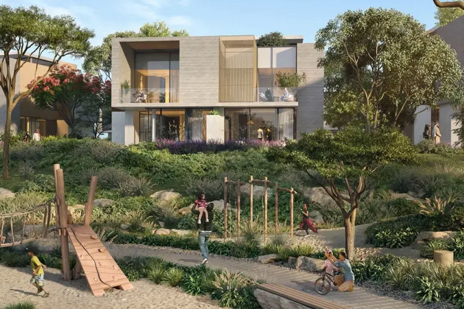 Luxury semi-detached villas with privacy