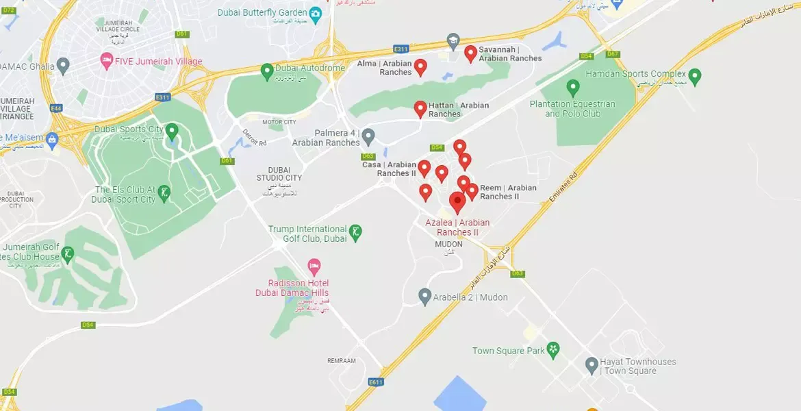 Azalea Villas      Map