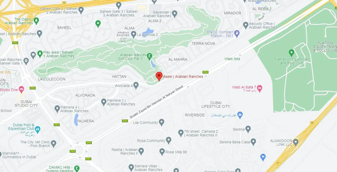 Aseel Villas Map
