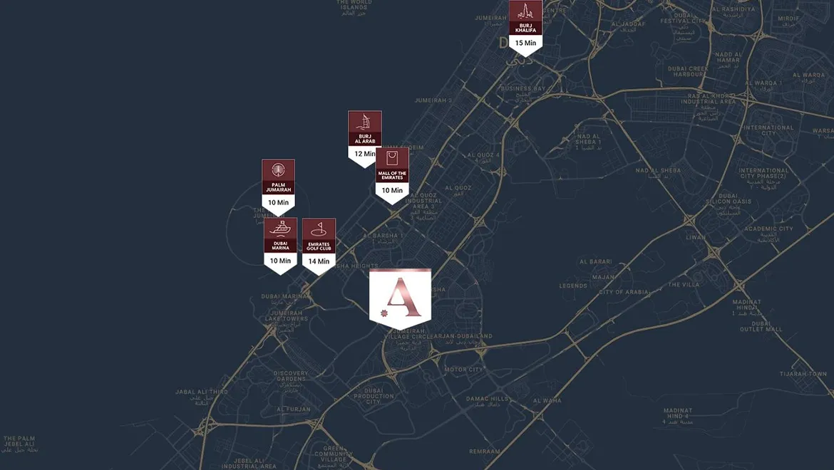 The Autograph by Green Group map
