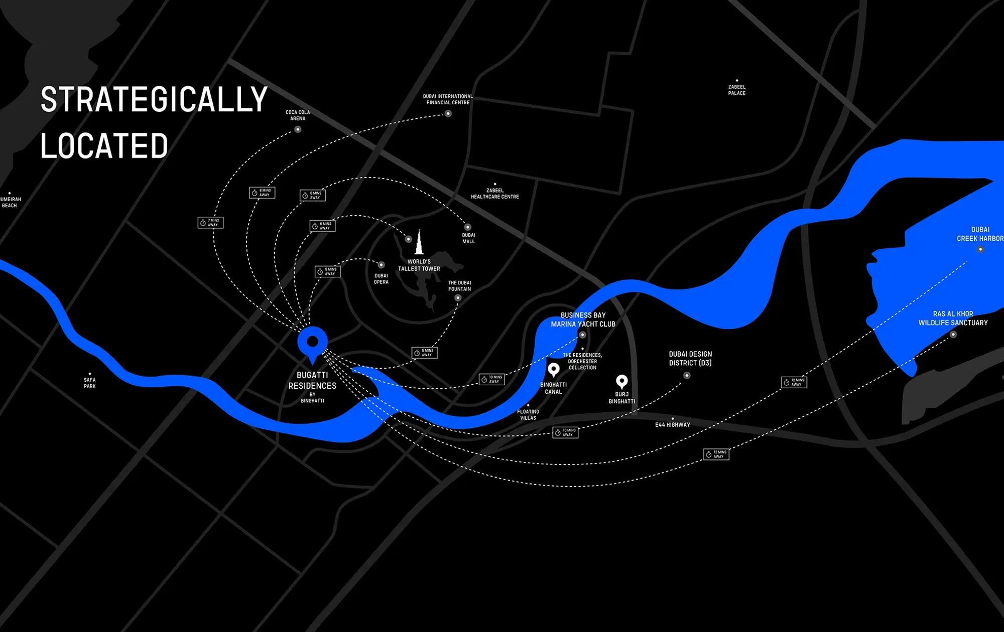Bugatti Residences  Map