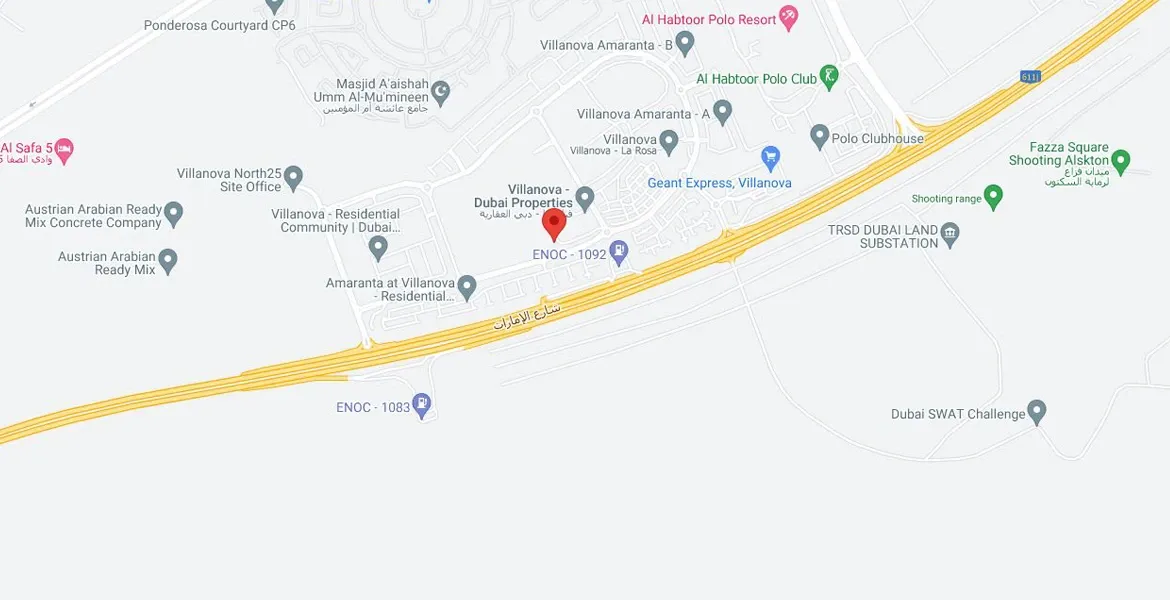 La Violeta Townhouses map