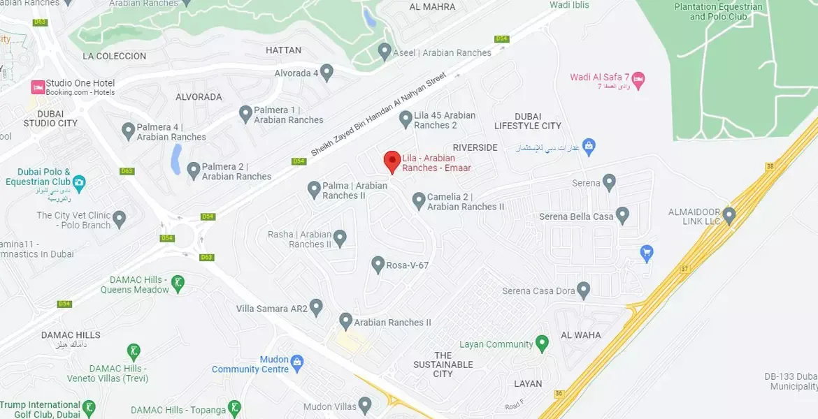 Lila Villas Map