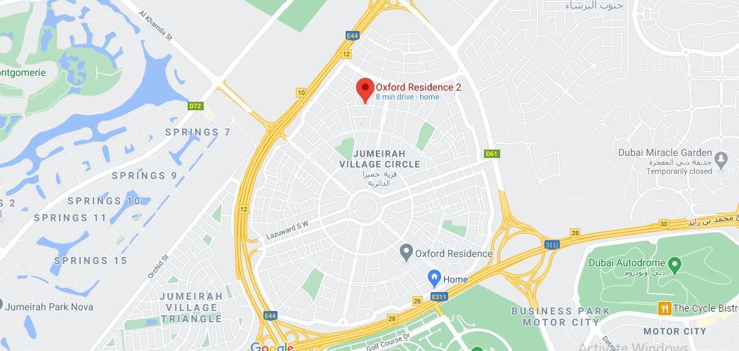 The Oxford Residence- II Map