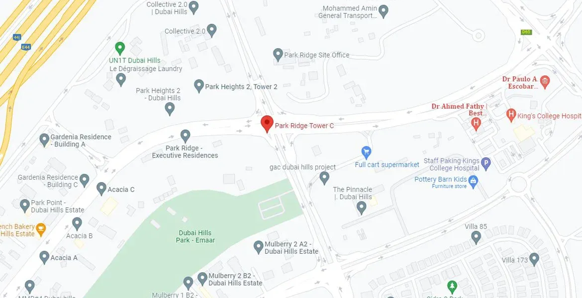 Park Ridge Apartments Map