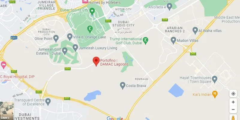 Portofino Villas location