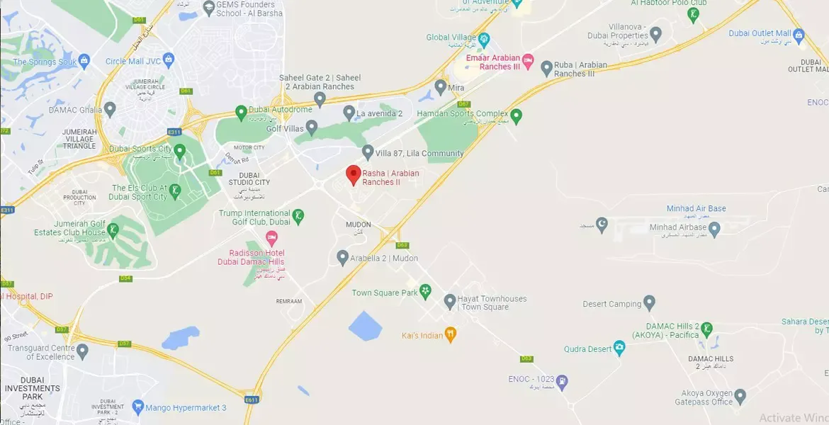 Rasha Villas Map