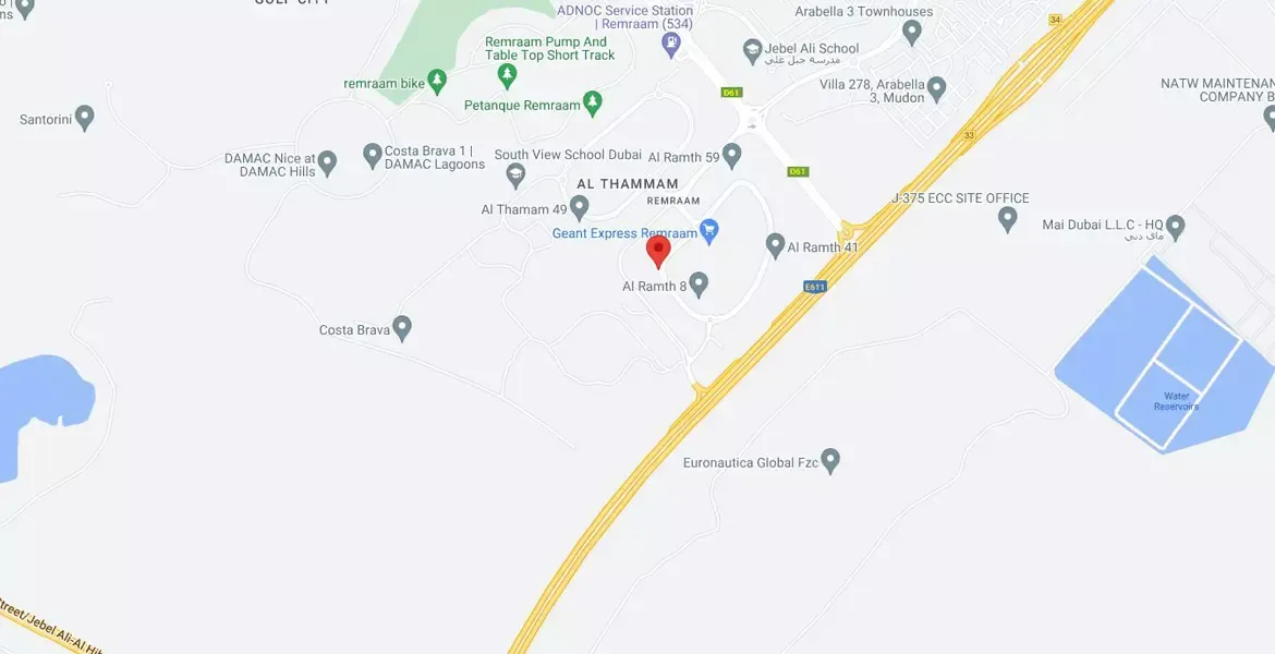 Remraam Apartments Map