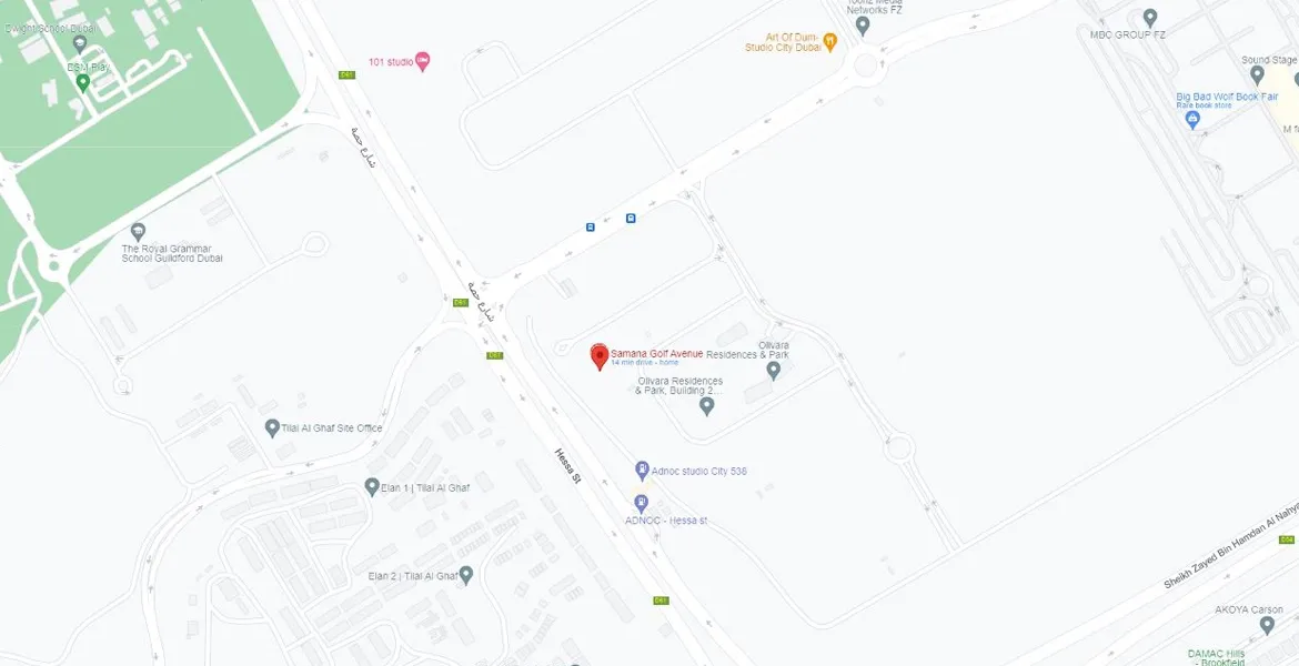 Samana Golf Avenue map