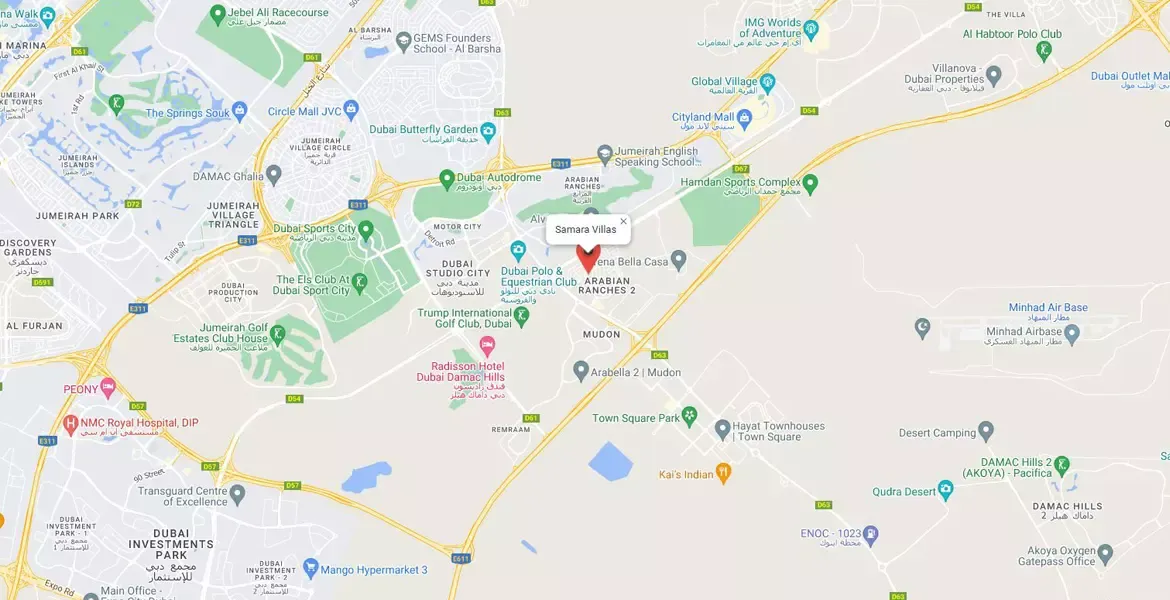 Samara Villas Map