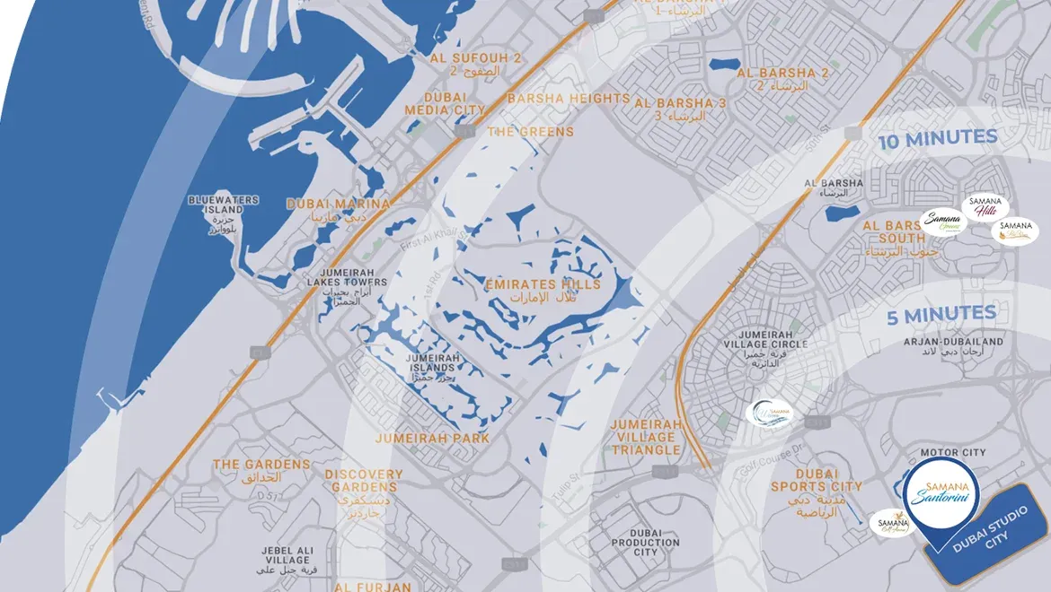 Samana Santorini Map