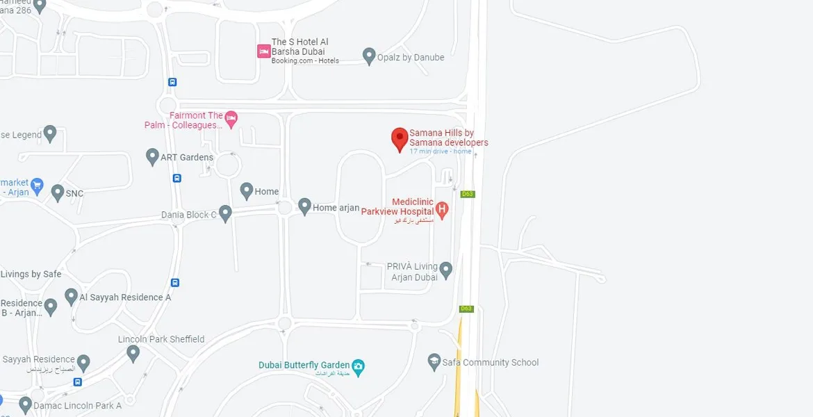 Samana Park View map